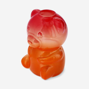 VASE GLASS AS BEAR OMBRE