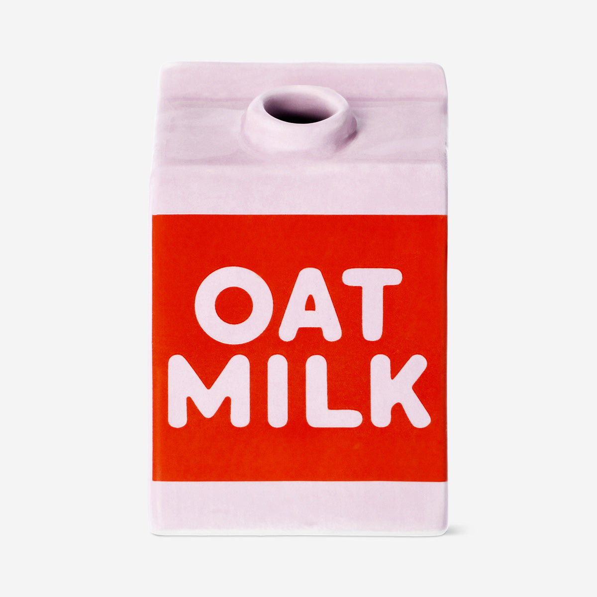 VASE CERAMIC AS MILK CARTON