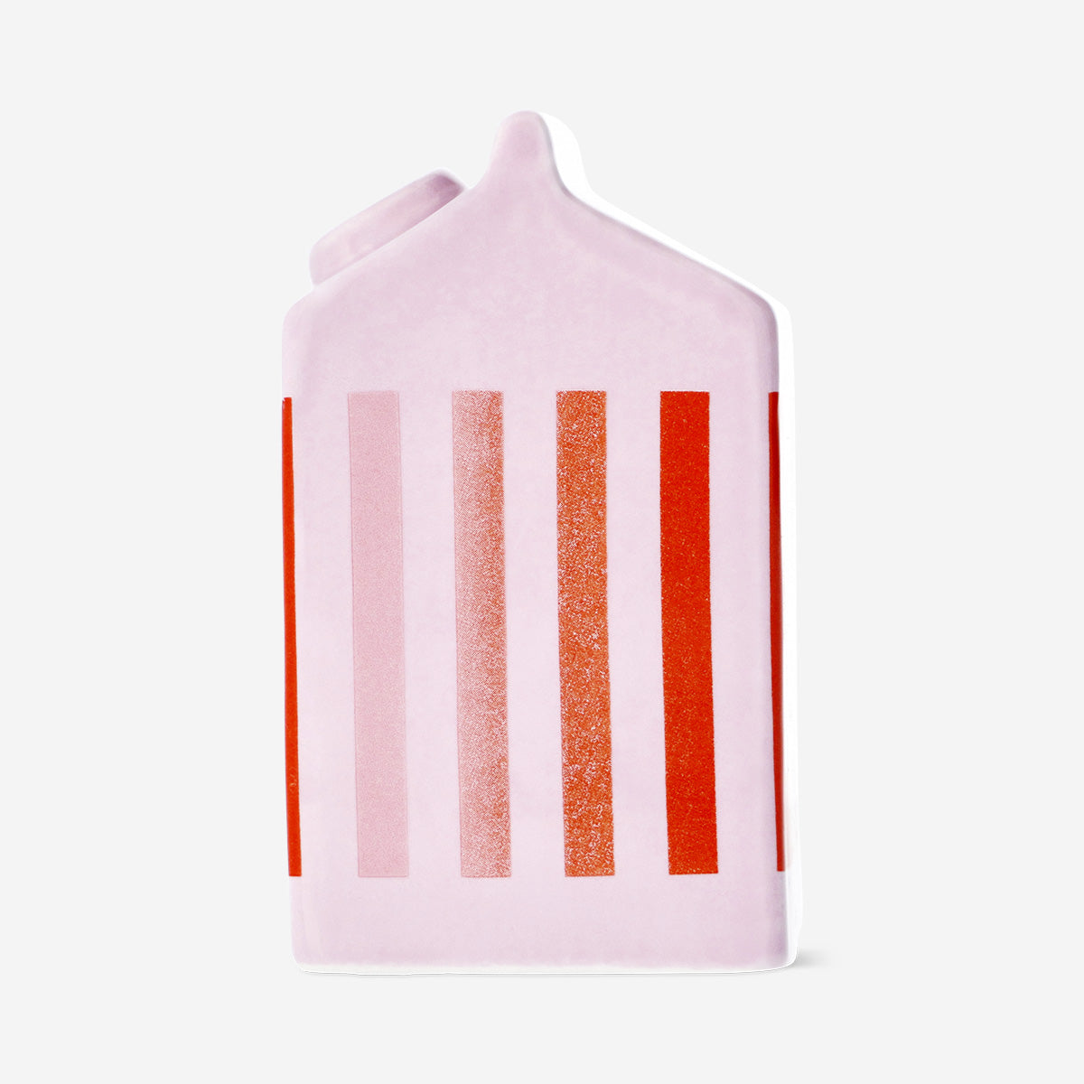 VASE CERAMIC AS MILK CARTON