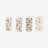 Hayvan Yüzleri Sticker Seti