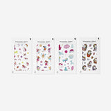 STICKER SHEET PAPER GLITTER ASSORTED