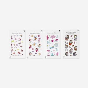 STICKER SHEET PAPER GLITTER ASSORTED