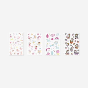 STICKER SHEET PAPER GLITTER ASSORTED
