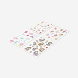 STICKER SHEET PAPER GLITTER ASSORTED