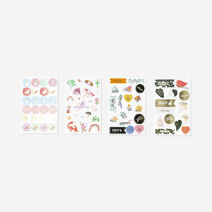 STICKER SHEET PAPER FOIL ASSORTED