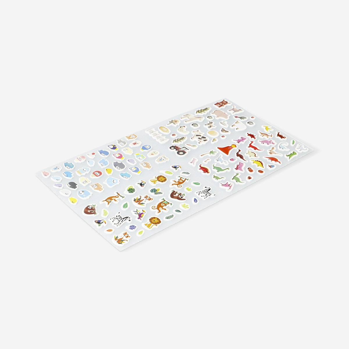 Hayvan Temalı Kabarık Sticker Seti