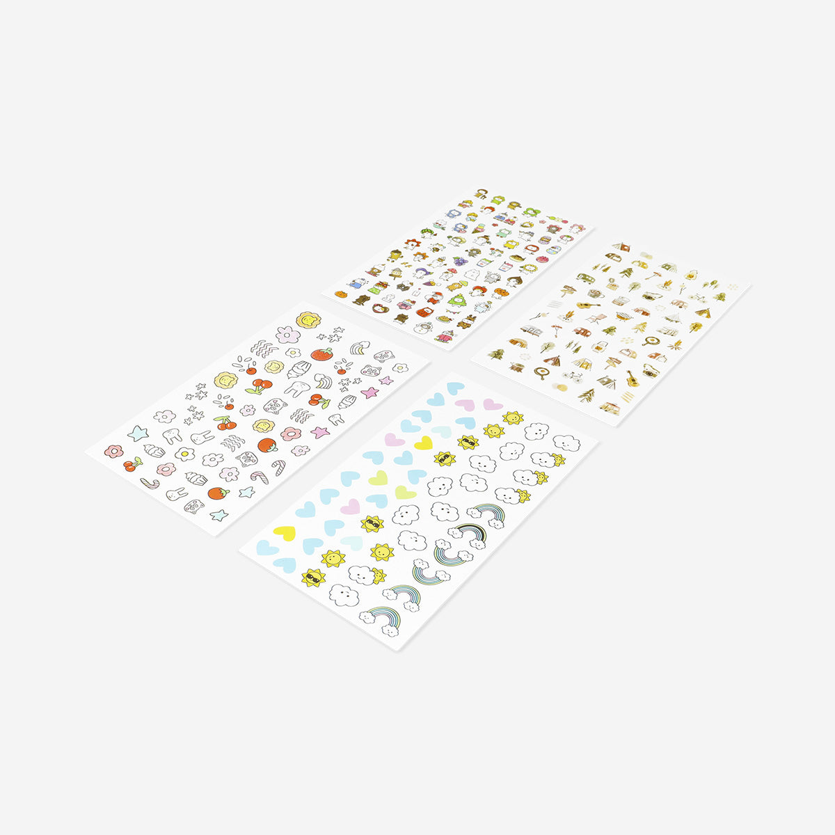 Küçük Sevimli Motifli Sticker Seti