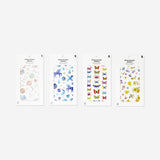 Çok Renkli Folyo Sticker Seti