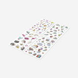 STICKER SHEET PUFFED ICONS ASSORTED
