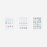 Doğa Temalı Kabarık Sticker Seti