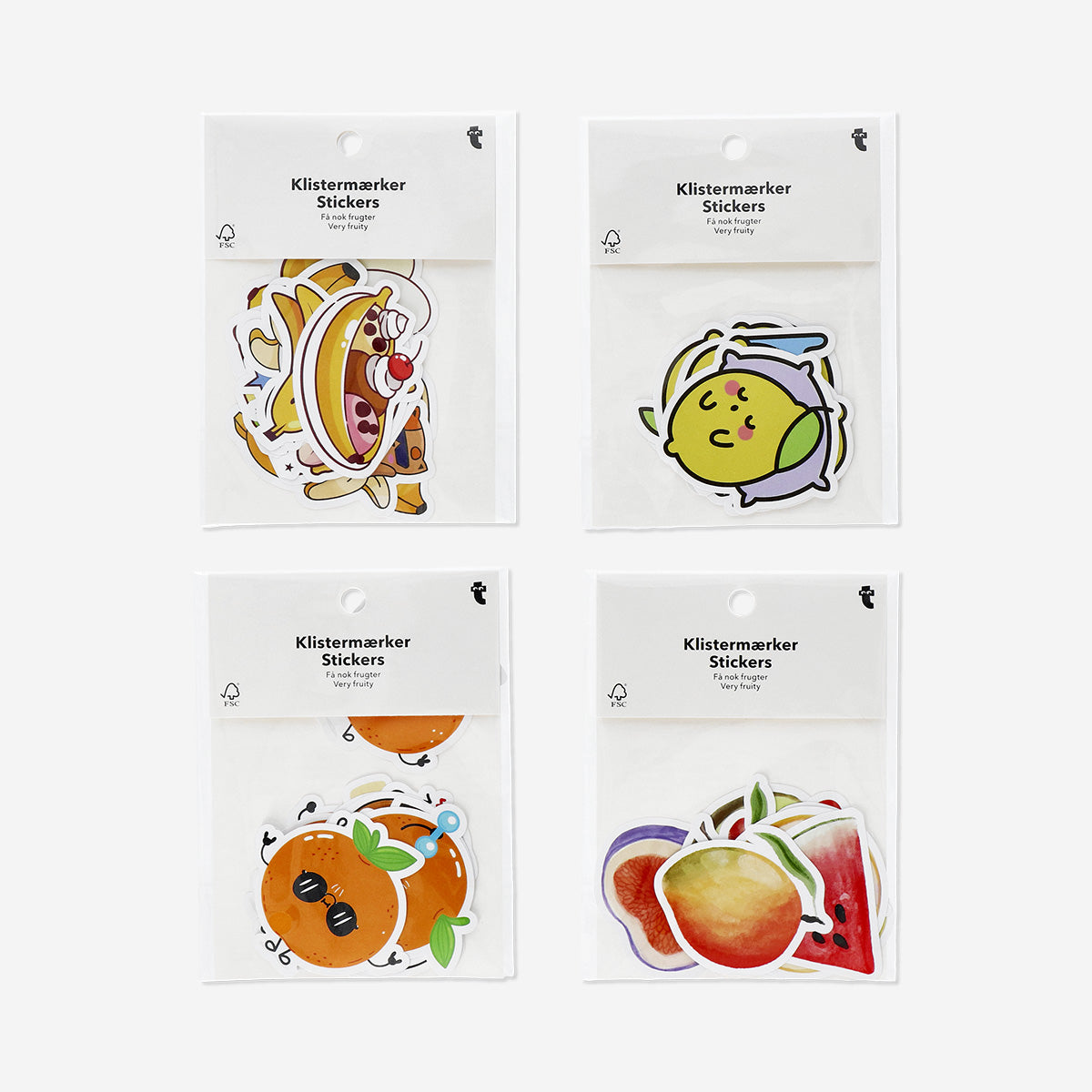 Meyve Temalı Sticker Seti