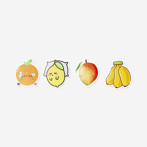 STICKER SINGLE PAPER FRUITS ASSORTED