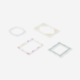 STICKER SINGLE SCRAPBOOK FRAMES ASSORTED