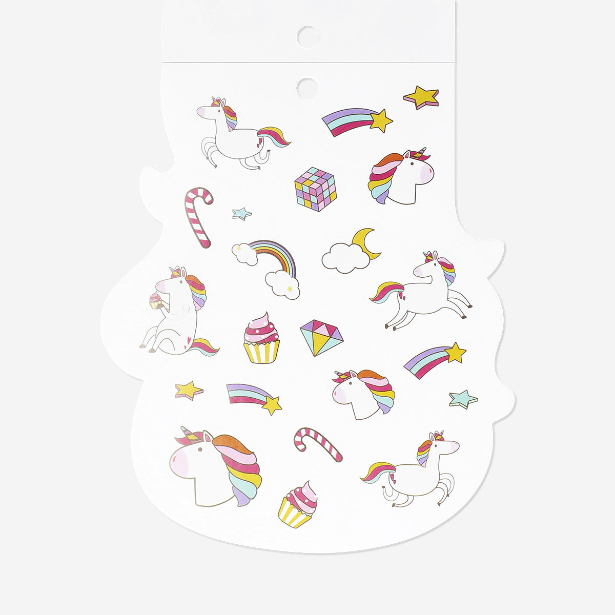 STICKER BOOK UNICORN SHAPED
