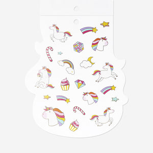 STICKER BOOK UNICORN SHAPED