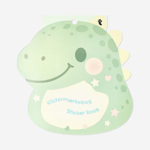 STICKER BOOK DINOSAUR SHAPED