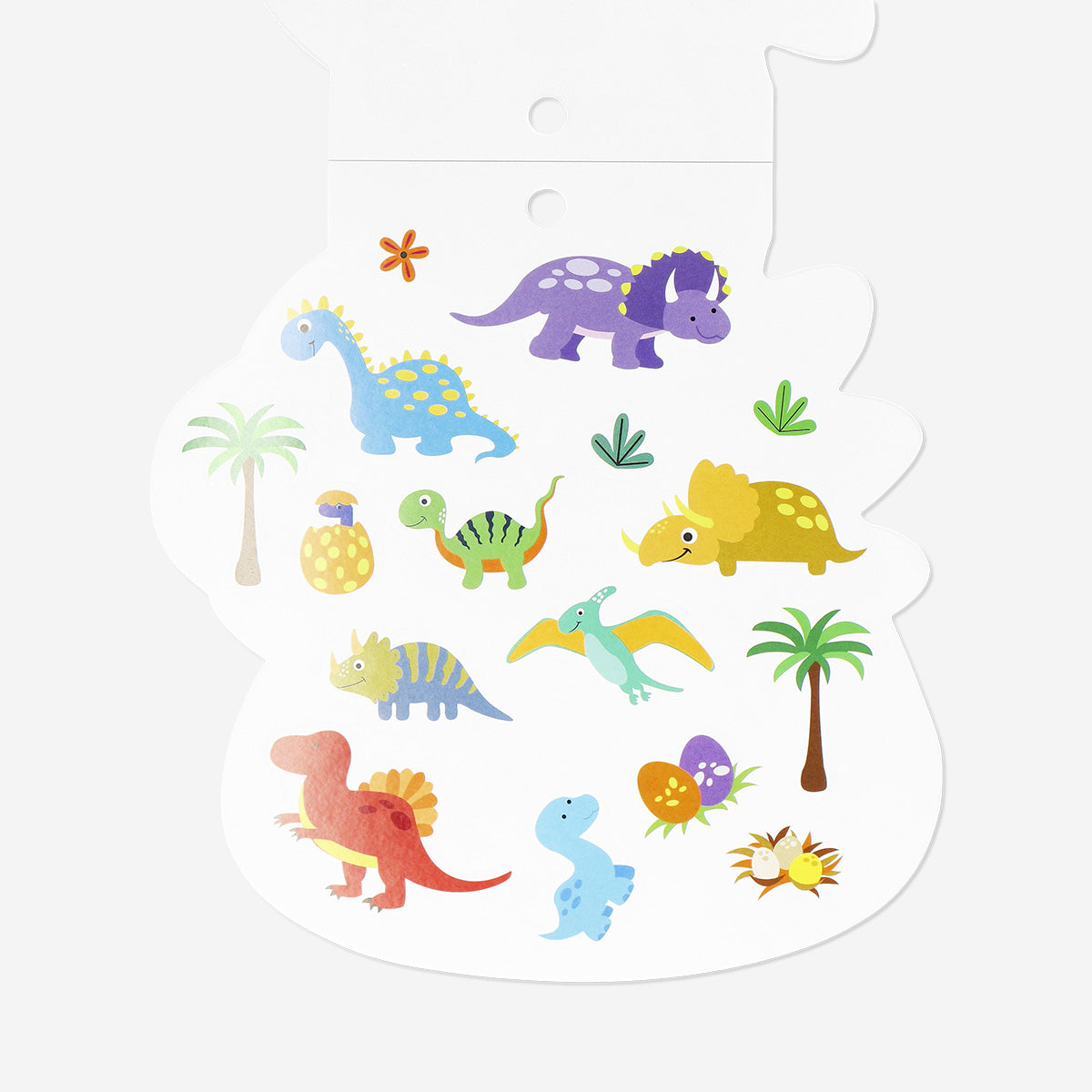 Dinozor Şeklinde Sticker Kitabı