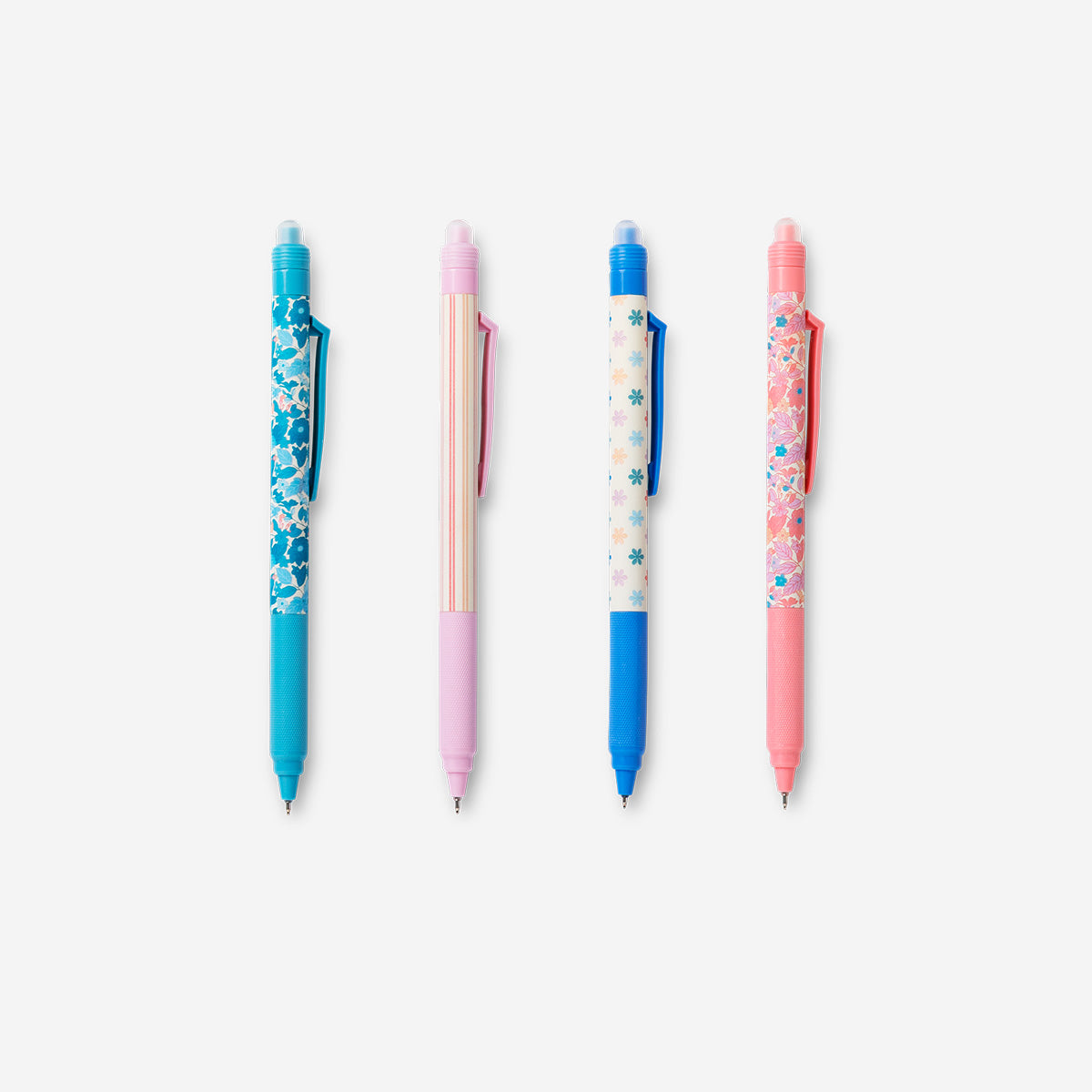 PENS ERASABLE GEL W STAMPS 4 PCS