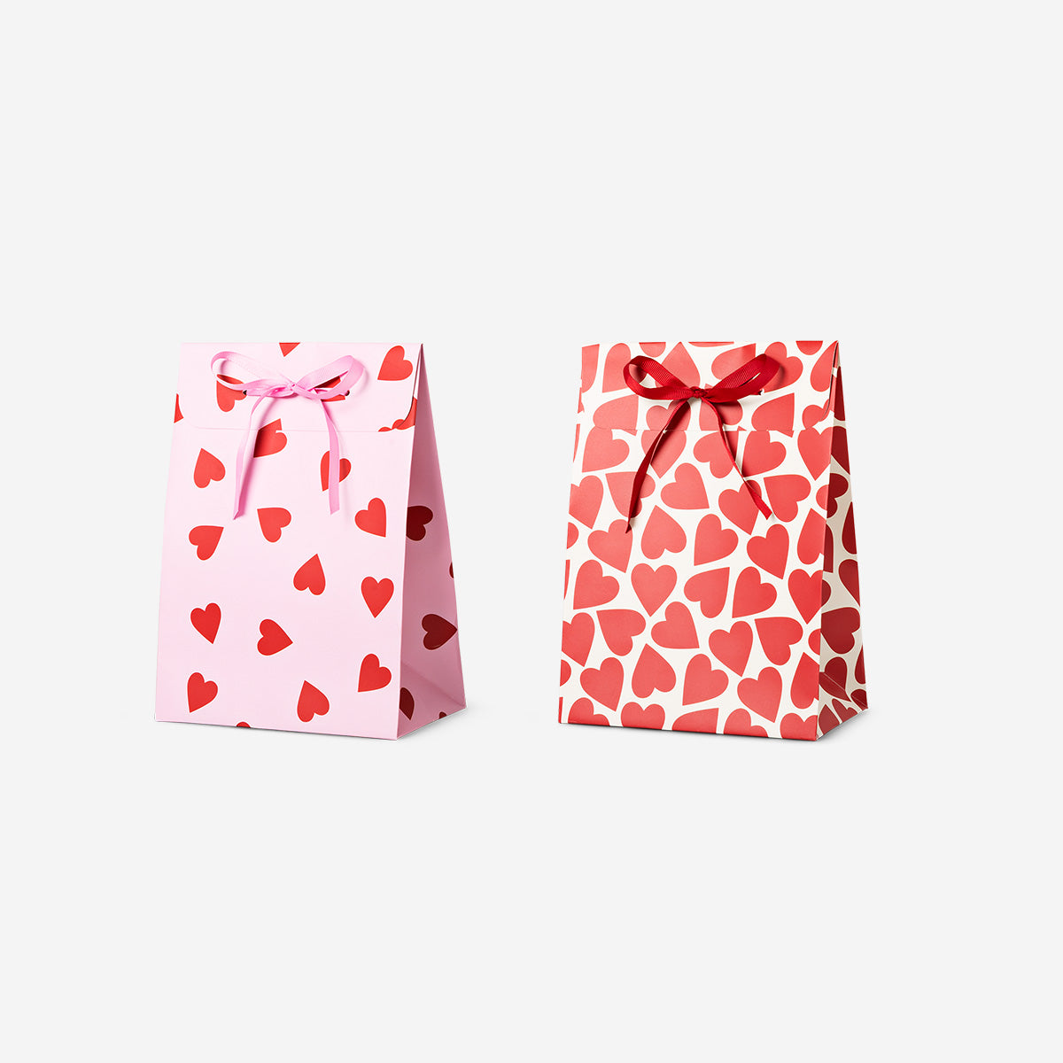 2'li Kalp Desenli Hediye Çantası