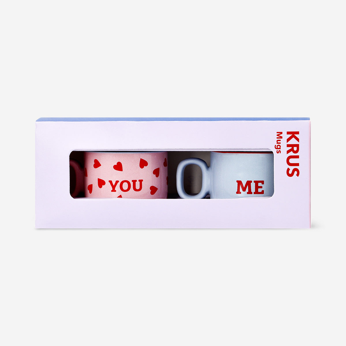 MUGS MINI CORTADO SET 2PCS LOVO