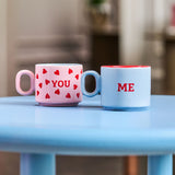 MUGS MINI CORTADO SET 2PCS LOVO