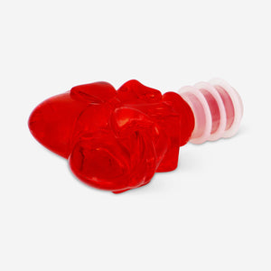 BOTTLE STOPPER BOW HEART SHAPE