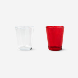 DRINKING GLASSES SHOTS SET OF 2