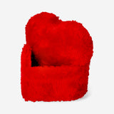 Kalp Şeklinde Kırmızı Hediye Kutusu