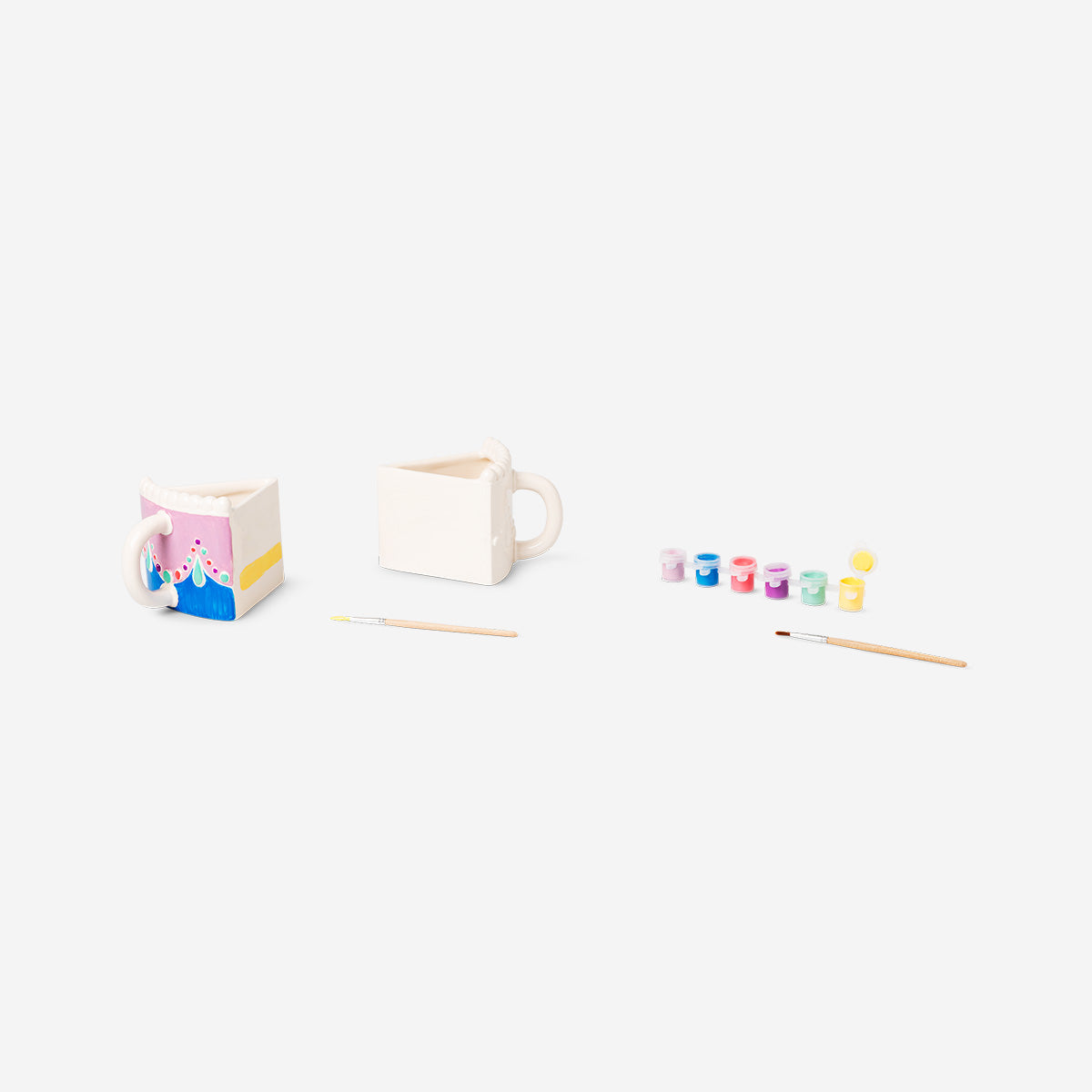 PAINT YOUR OWN CAKE MUGS SET OF 2