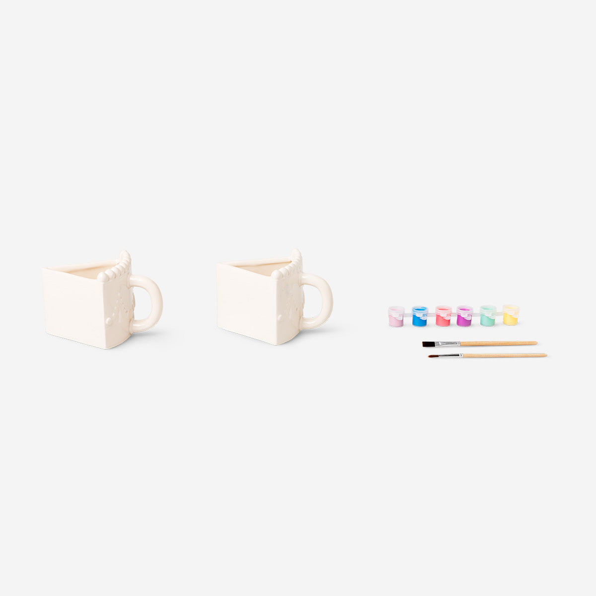 PAINT YOUR OWN CAKE MUGS SET OF 2
