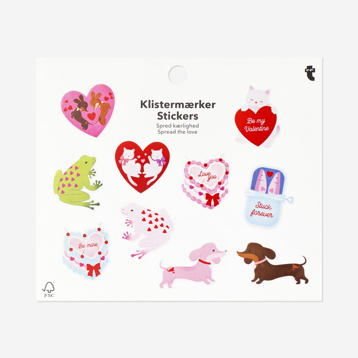Sevgililer Günü Temalı Büyük Sticker Seti | Flying Tiger Türkiye