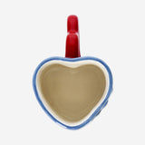 Kalp Pasta Şeklinde Seramik Kupa