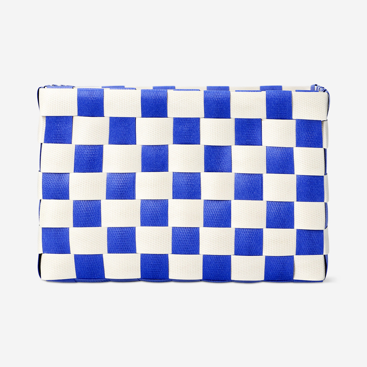 BASKET WOVEN 10X14X18 CM BLUE
