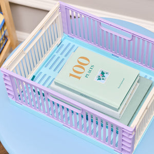 BOX FOLDABLE RECYCLED PP 30X22X12CM 3 COLOURS OPTION 2