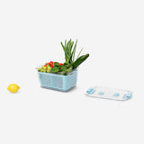 CONTAINER WITH STRAINER FOR FRIDGE LARGE