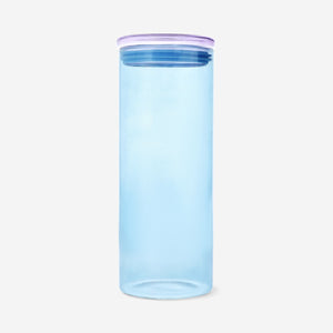 JAR GLASS WITH GLASS LID TALL XL
