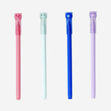 PEN GEL GLITTER BEAR 4 PCS