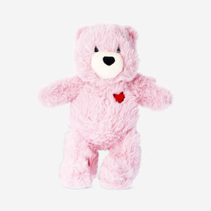 DOG TOY TEDDY BEAR PINK