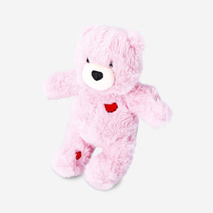 DOG TOY TEDDY BEAR PINK
