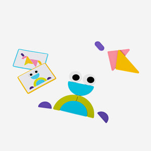 Geometrik Şekilli Puzzle Seti