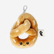 Pretzel Şeklinde Peluş Anahtarlık