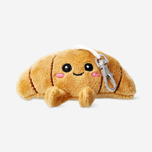 TEDDY DANISH CROISSANT KEYCHAIN