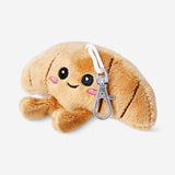 TEDDY DANISH CROISSANT KEYCHAIN