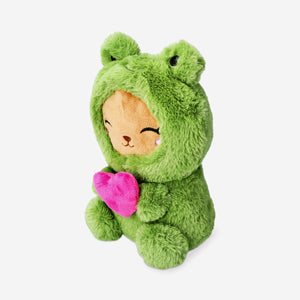 Kurbağa Kostümlü Peluş Ayıcık 20 cm