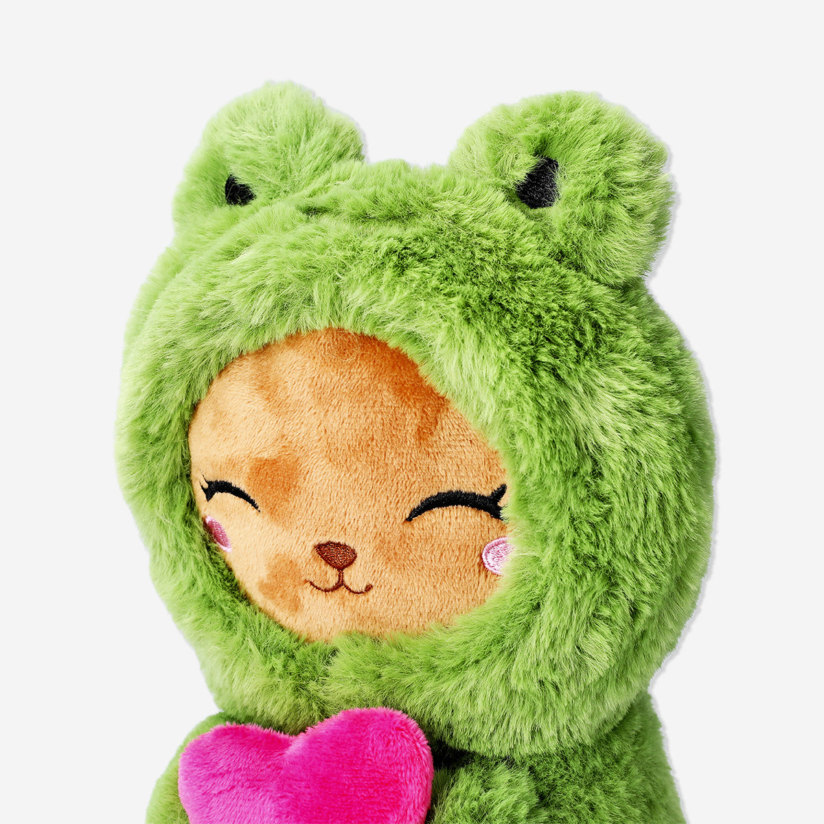 Kurbağa Kostümlü Peluş Ayıcık 20 cm
