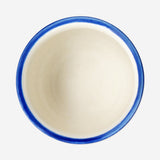 Mavi Çiçekli Seramik Yumurtalık