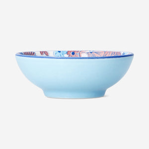 Mavi Çiçekli Mini Seramik Kase