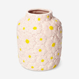 VASE FLOWER DIA 12CM H: 15CM PURPLE