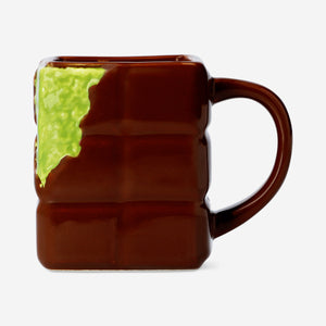 MUG WITH HANDLE SHAPED AS CHOCOLATE