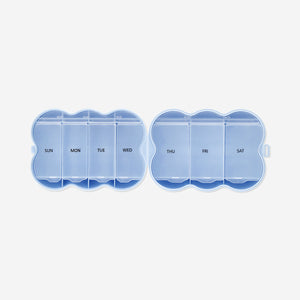 PILL ORGANISER BUBLE W DIVIDERS INSIDE